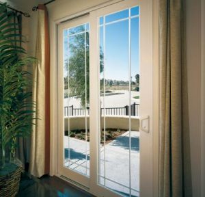 Out Swing French Doors looking out to patio