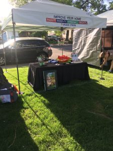 Vivax Pros volunteer table