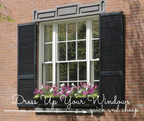 Dress Up Your Windows Quick and Cheap graphic