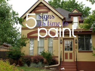 5 Signs Its Time to Paint graphic