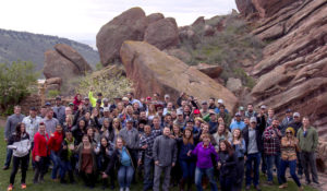 Vivax Team in front of Red Rocks