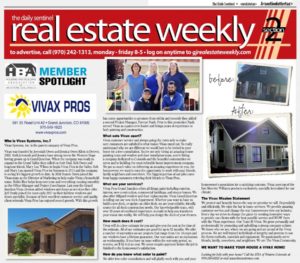 Real Estate Weekly article featuring Vivax Pros