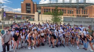 Employees of Vivax Pros at a Rockies Game - Professional House Painters