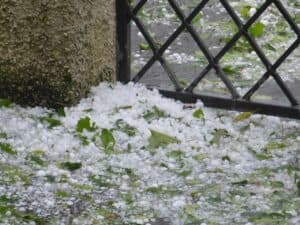 hail damage, paint your house, damage to paint,